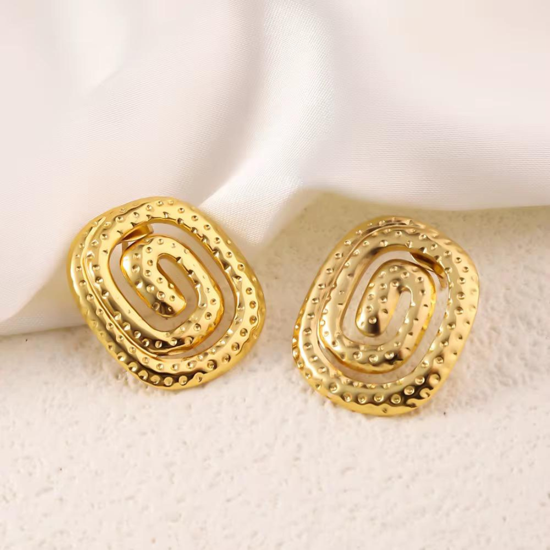 SPIRAL GOD EARRINGS