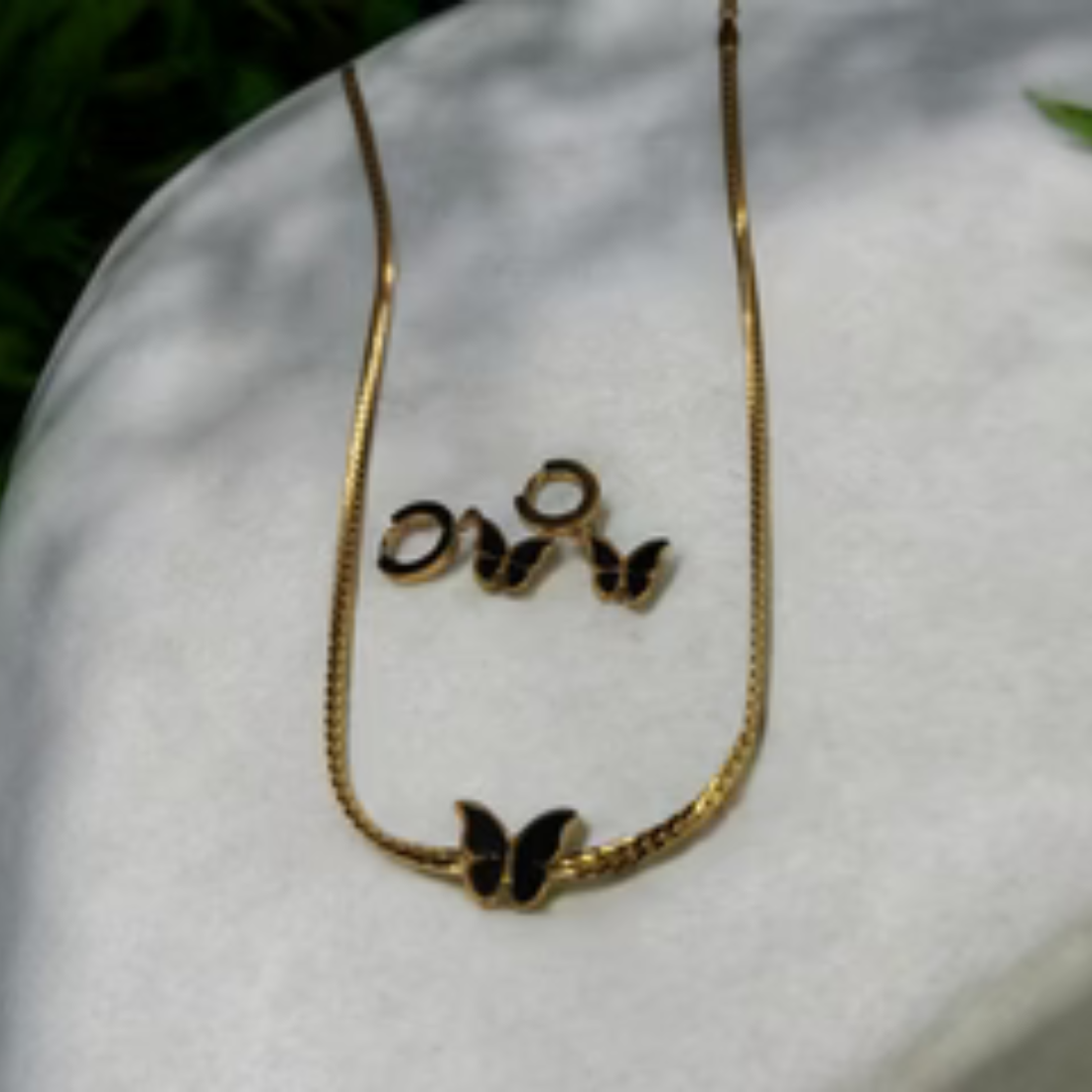BUTTERFLY NECKLACE SET