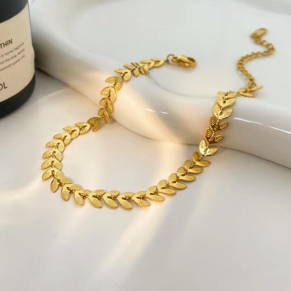 LEAF GOLD BRACELET
