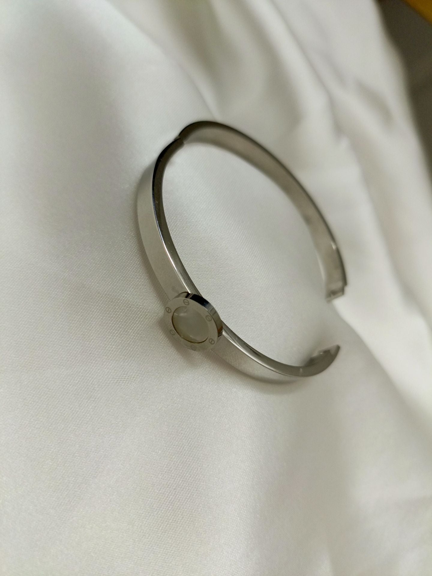 CARTIER SILVER BANGLE