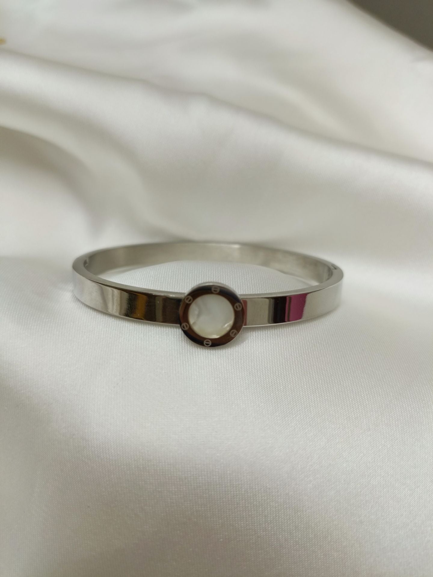 CARTIER SILVER BANGLE