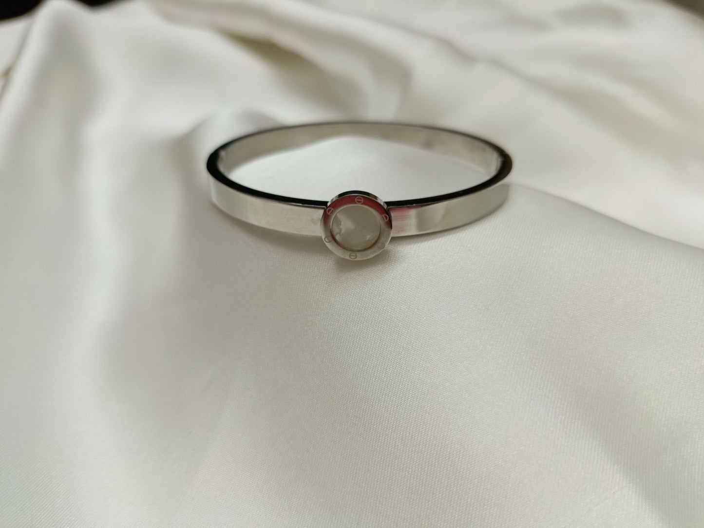 CARTIER SILVER BANGLE
