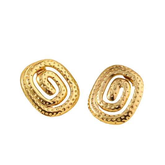 SPIRAL GOD EARRINGS