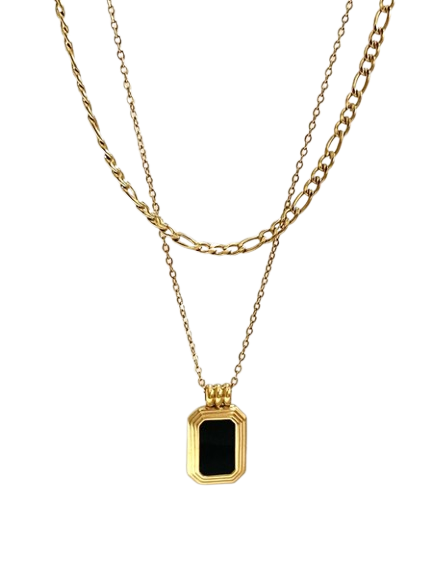 TITANIUM SQUARE PENDANT