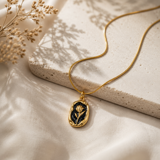 RETRO TULIP PENDANT (BLACK)