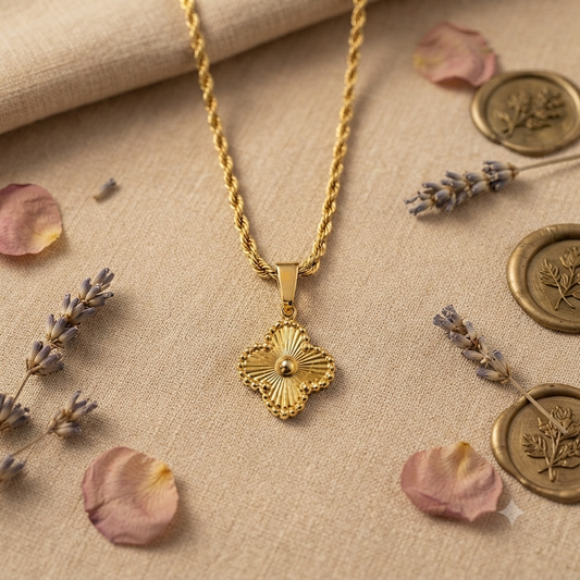 ROPE CLOVER NECKLACE