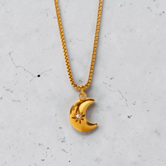 MOON GOLD NECKLACE Ltd. EDITION