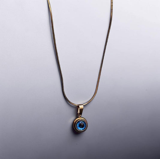 BLUE EVIL EYE NECKLACE