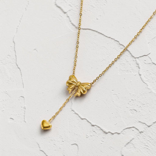ELEGANT BOW NECKLACE