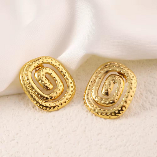 SPIRAL GOD EARRINGS
