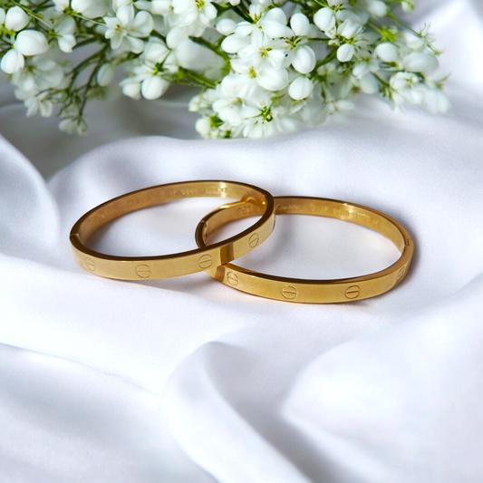 Cartier Golden Bangle - Stainless Steel