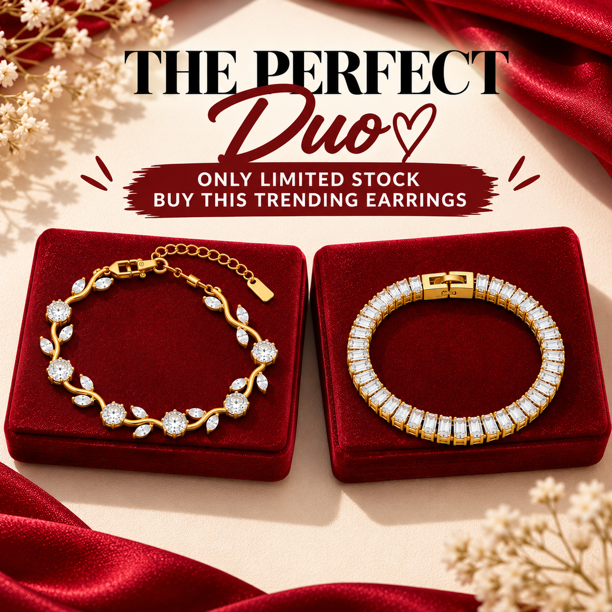 TULIP & TENNIS BRACELET BUNDLE