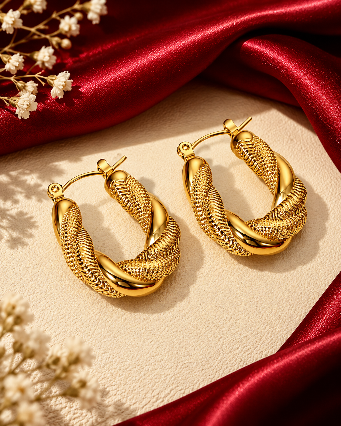 NISHA HOOP EARRINGS