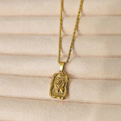 BUTTERFLY 🦋 NECKLACE ROPE CHAIN