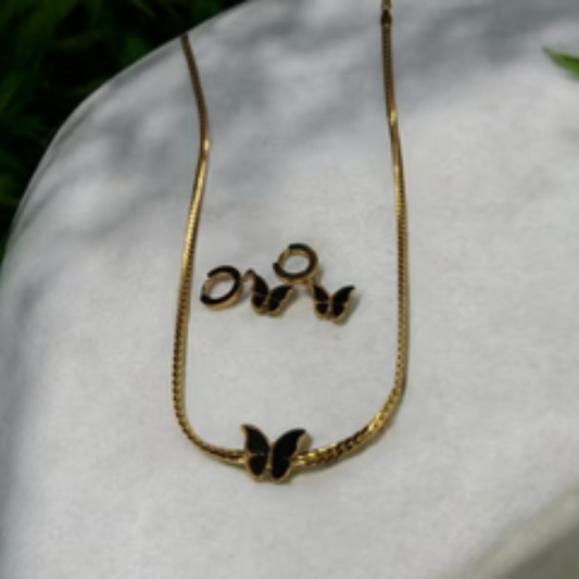 BUTTERFLY NECKLACE SET