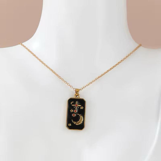 Moon Necklace - Stainless Steel - Anti Tarnishing - Premium Quality