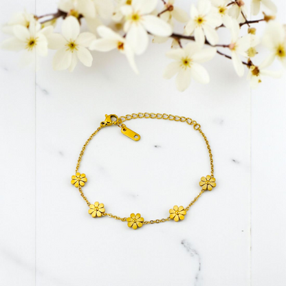 DAISY FLOWER BRACELET