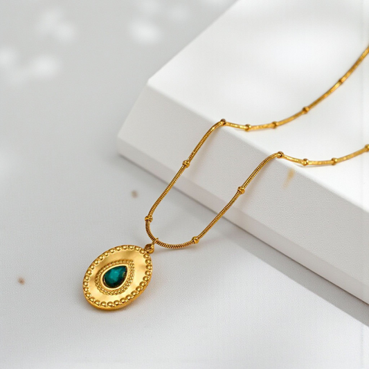 TURKISH EMERALD NECKLACE
