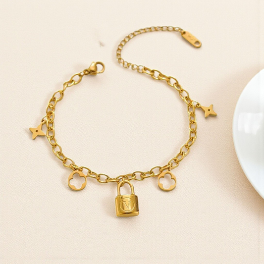 CHUNKY LOCK BRACELET