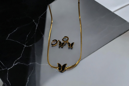 BUTTERFLY NECKLACE SET