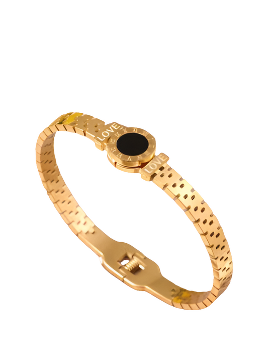 Roman Bangle - Stainless Steel - Anti Tarnishing