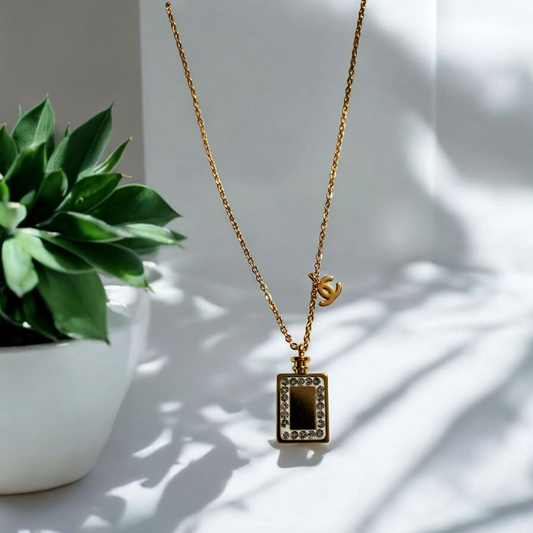 CHANEL SQUARE NECKLACE