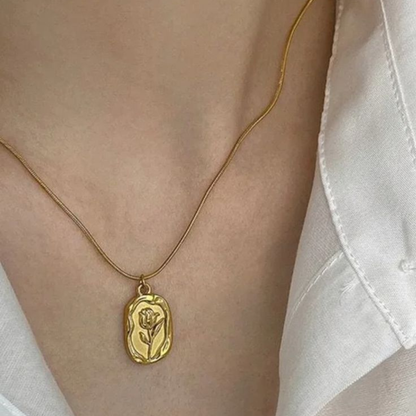 TULIP NECKLACE (GOLDEN)