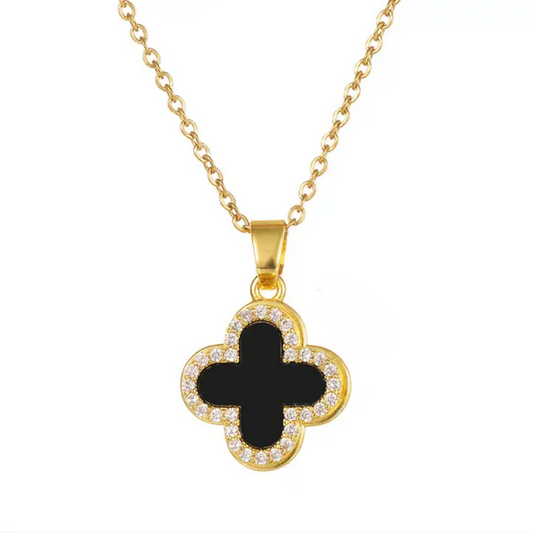 LUMINA 18K ZIRCON CLOVER