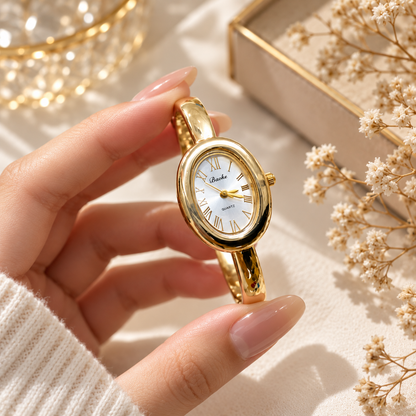 AURELIA OVAL BANGLE WATCH