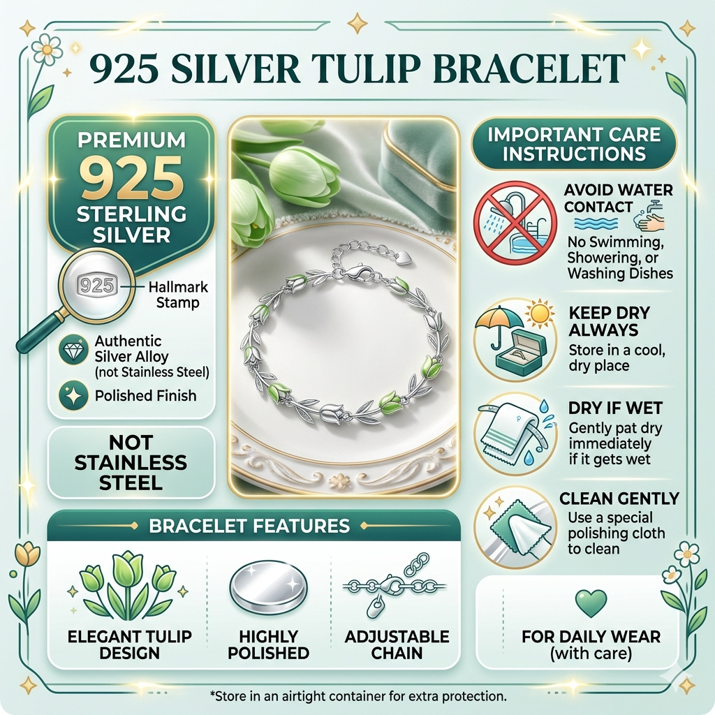 TULIP BRACELET (GREEN)