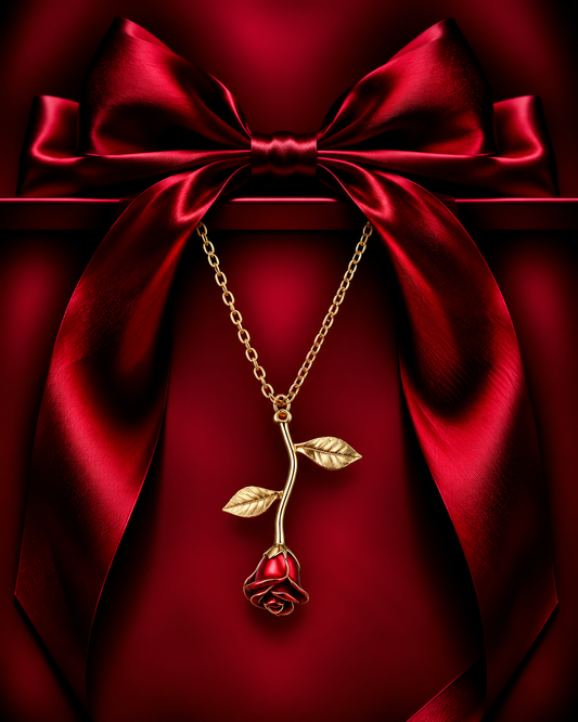 ROMANCE ROSE NECKLACE