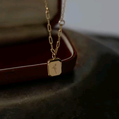 MINIMAL LAVENDER NECKLACE Ltd. Edition