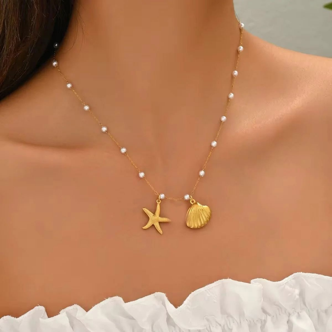 STAR SHELL NECKLACE