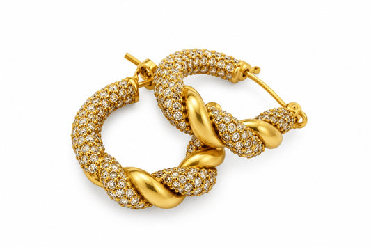 AURORA TWIST HOOPS
