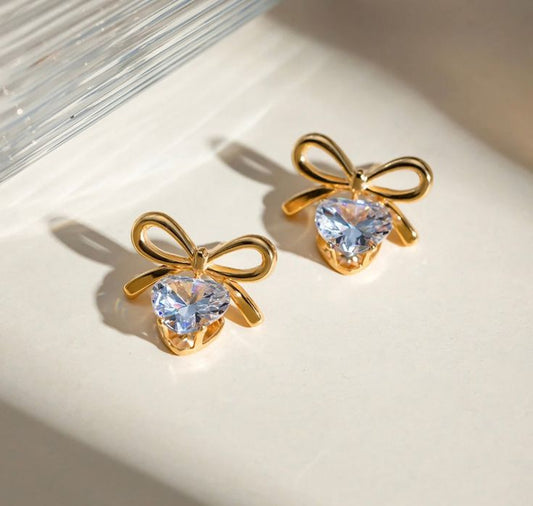 HEART TIES EARRINGS