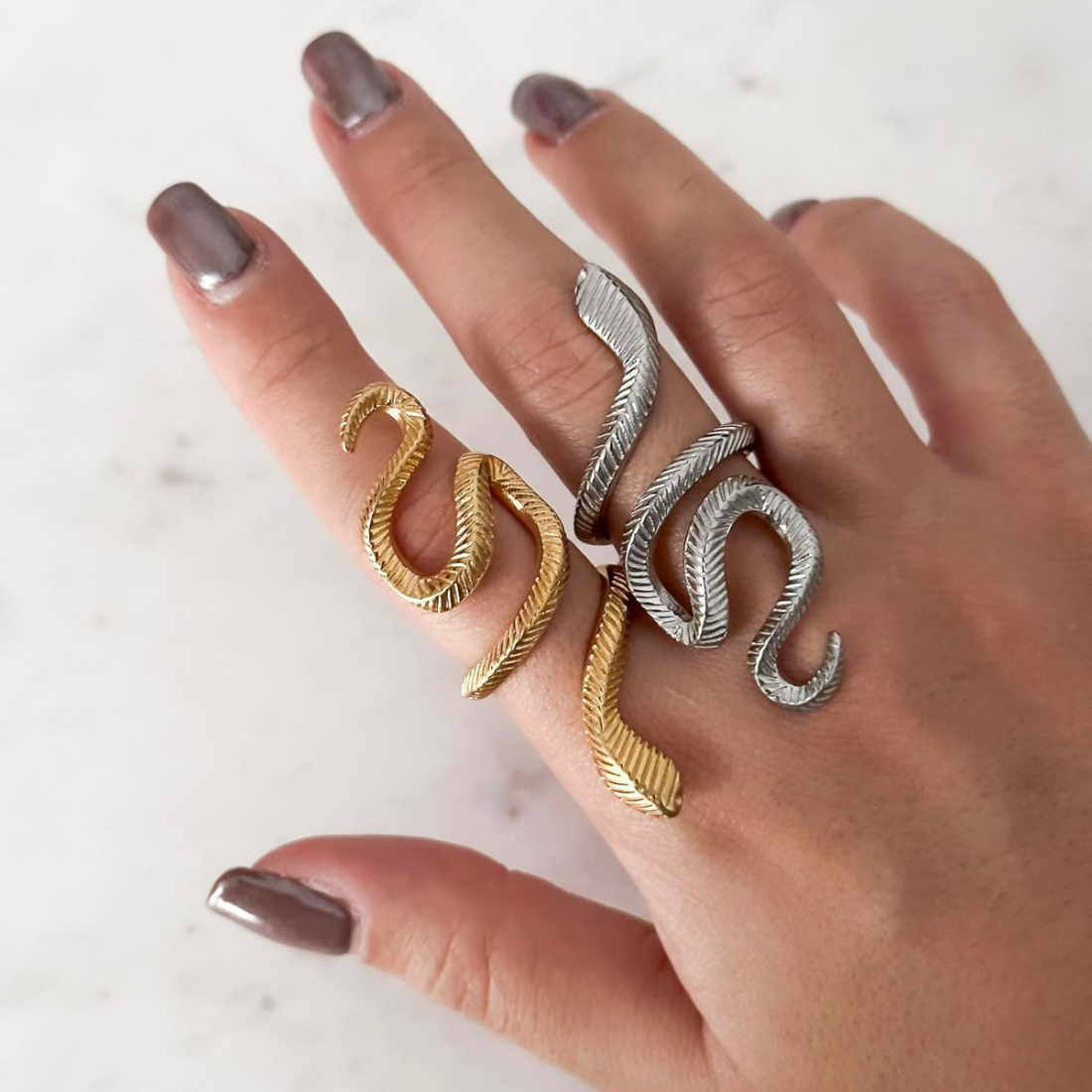 SNAKE RING ADJUSTABLE