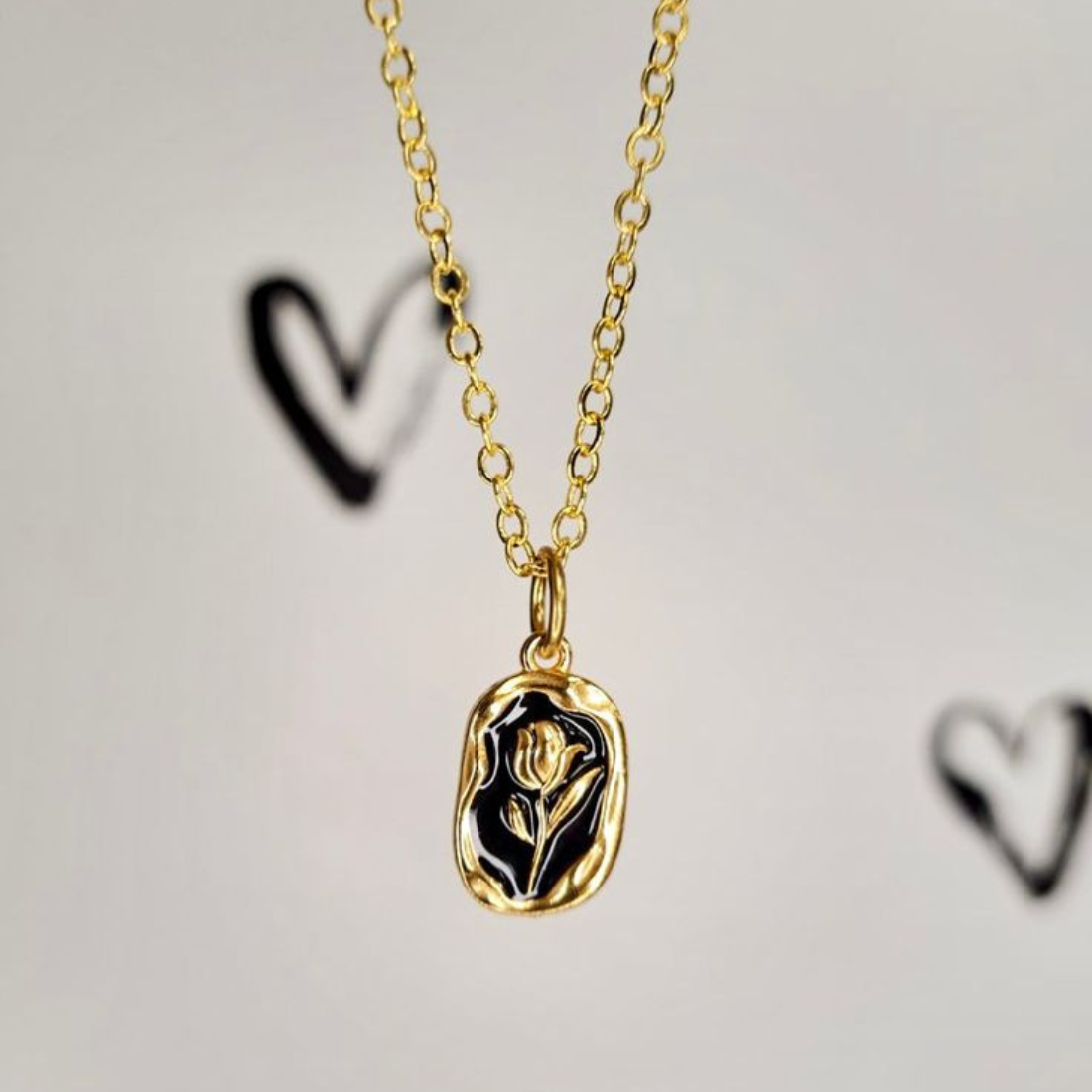 RETRO TULIP PENDANT (BLACK)