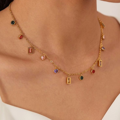 CHROMA ZIRCONIA NECKLACE