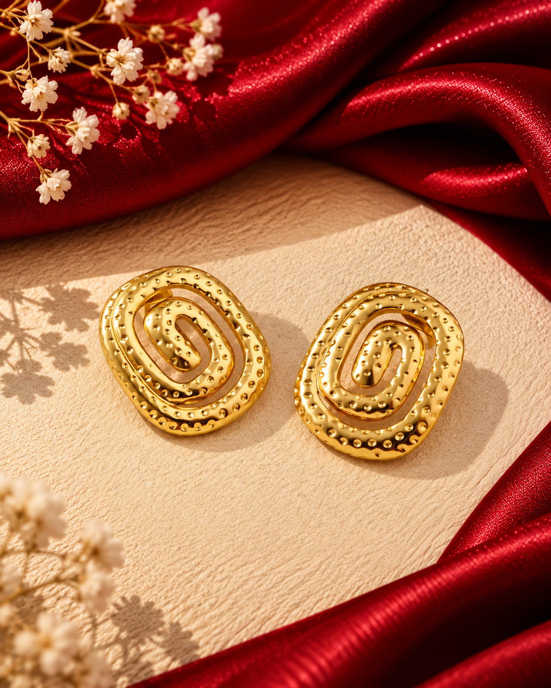 SPIRAL GOD EARRINGS