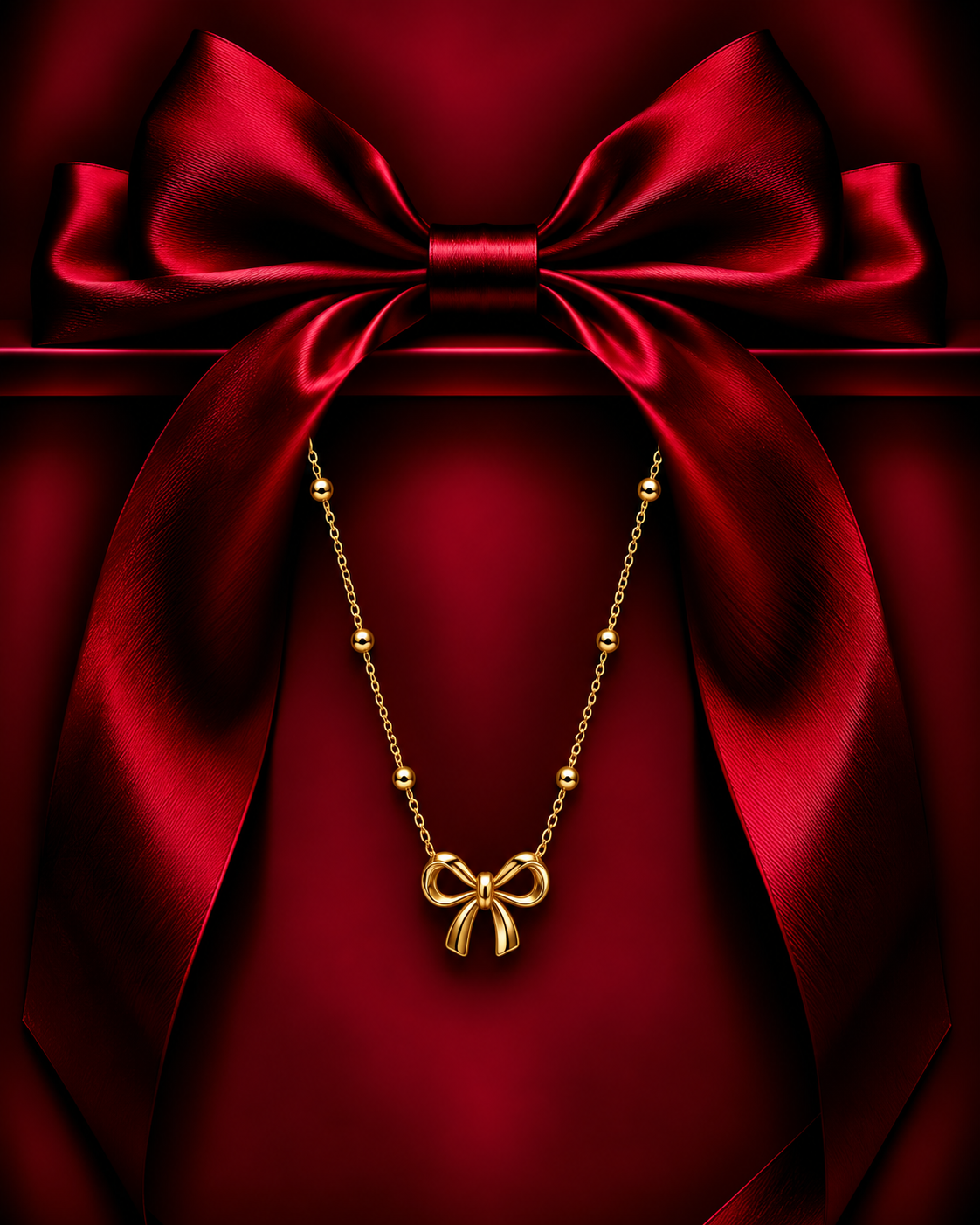BOW POOKIE NECKLACE