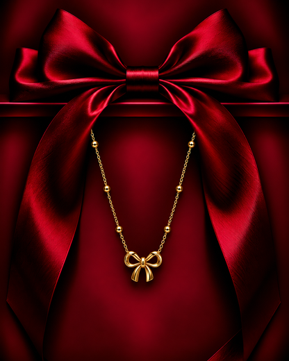 BOW POOKIE NECKLACE
