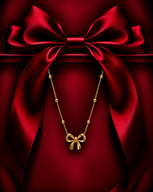 BOW POOKIE NECKLACE