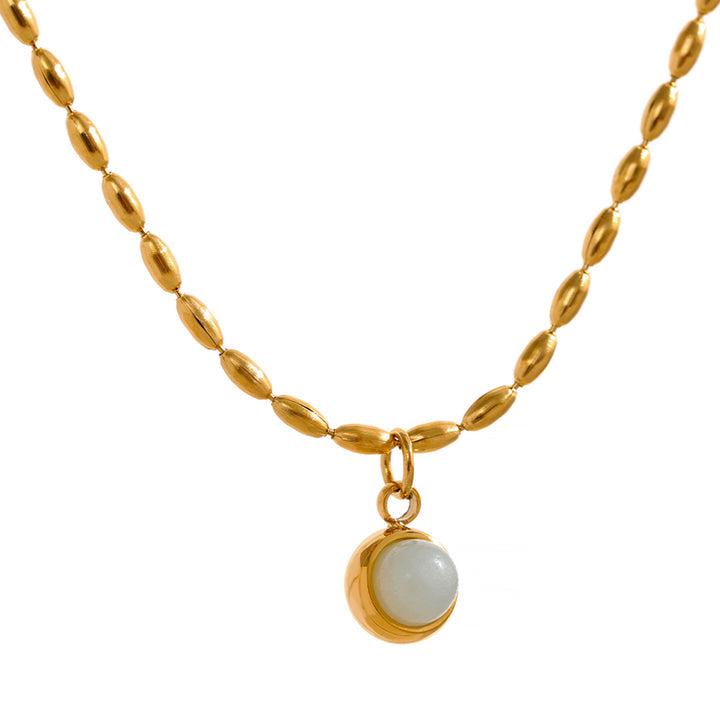 LUMINA PEARL GOLD PENDANT NECKLACE