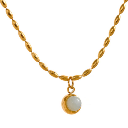 LUMINA PEARL GOLD PENDANT NECKLACE