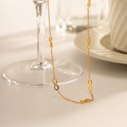 ETERNAL INFINITY GOLD NECKLACE