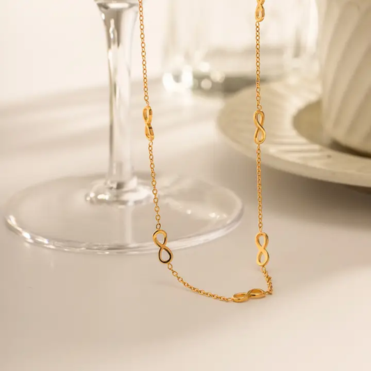 ETERNAL INFINITY GOLD NECKLACE