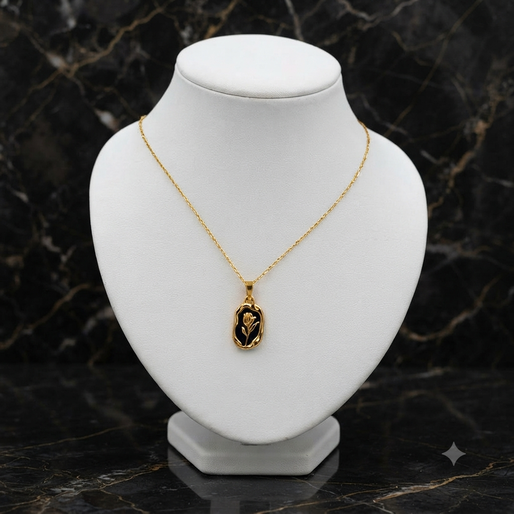 RETRO TULIP PENDANT (BLACK)