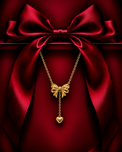 ELEGANT BOW NECKLACE