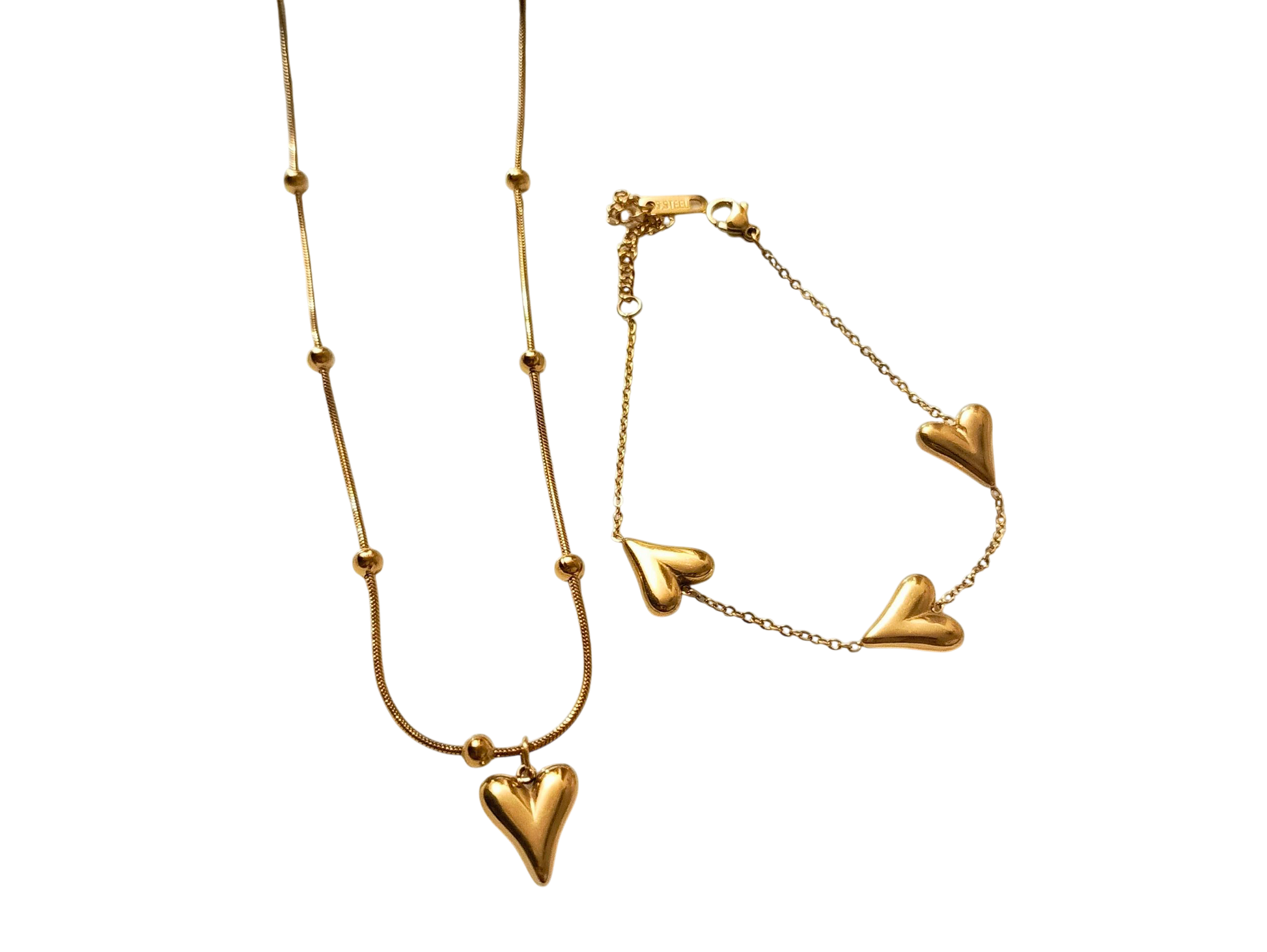 Heart Necklace Set