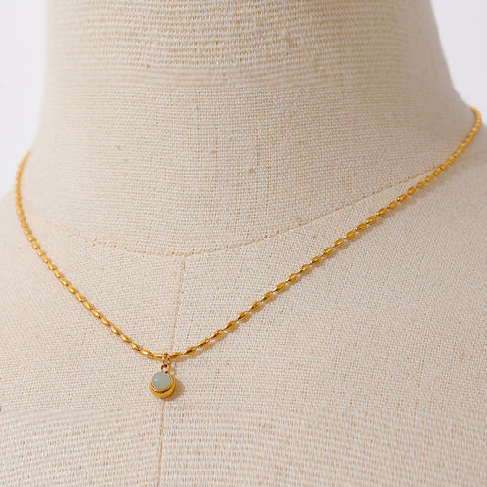 LUMINA PEARL GOLD PENDANT NECKLACE